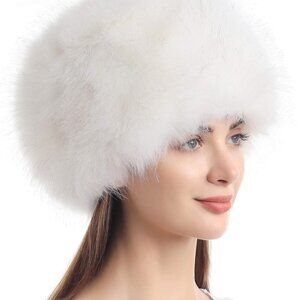 Women's Faux Fur Winter Cossack Russian Style Hat Warm Cap Stylish Gift